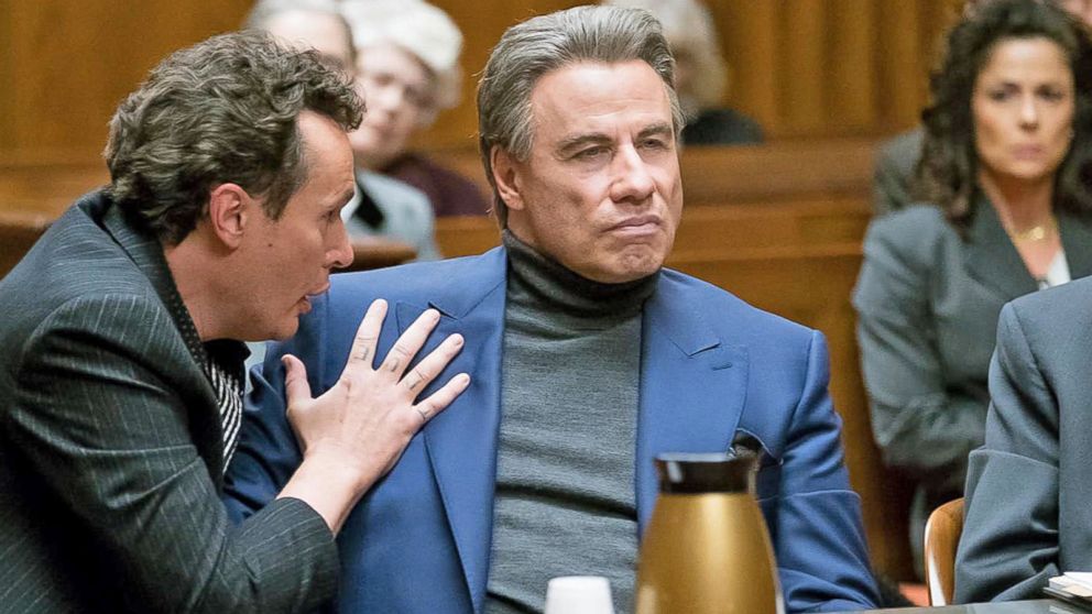 John Gotti courtroom scene played by John Travolta